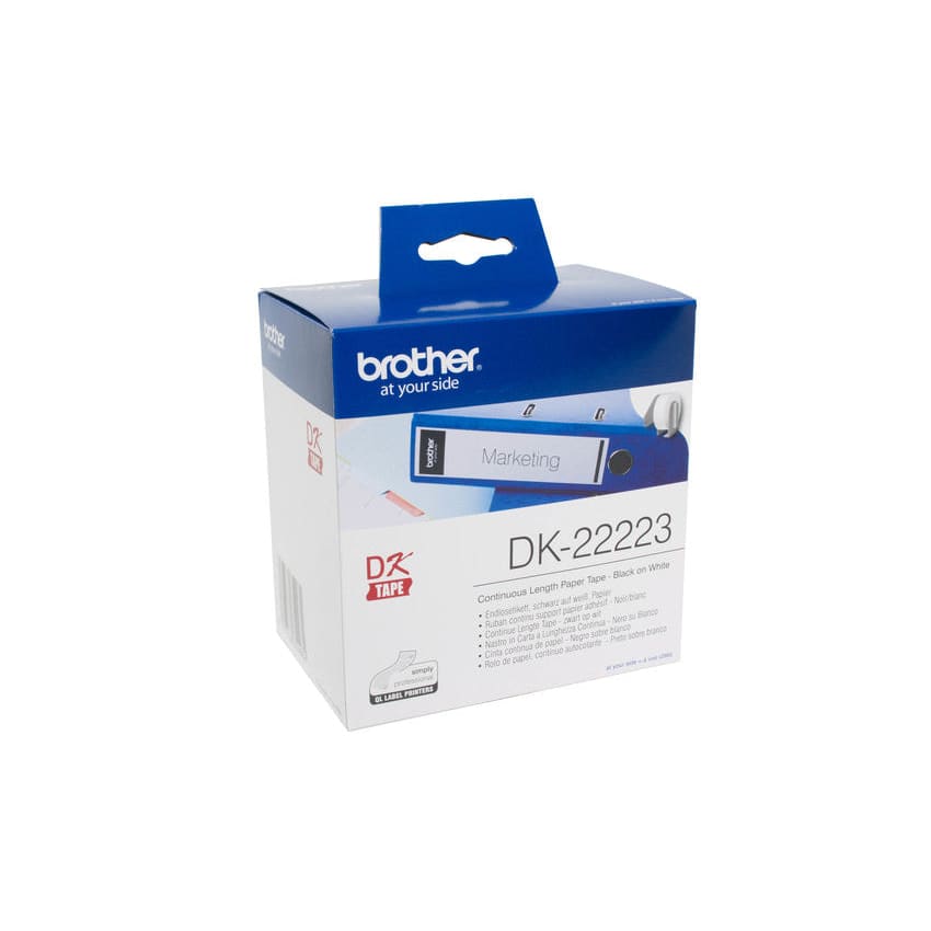 Brother Schriftband DK22223 White - Schriftbänder