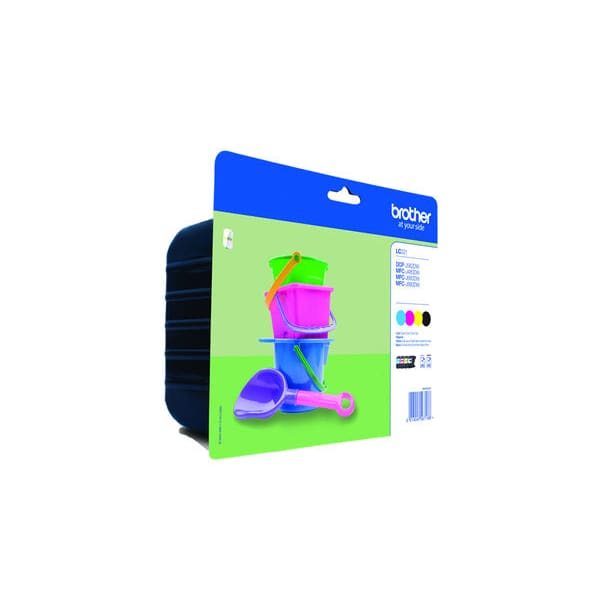 Brother Tinte LC221VALBP Black Cyan Magenta Yellow ca. 260